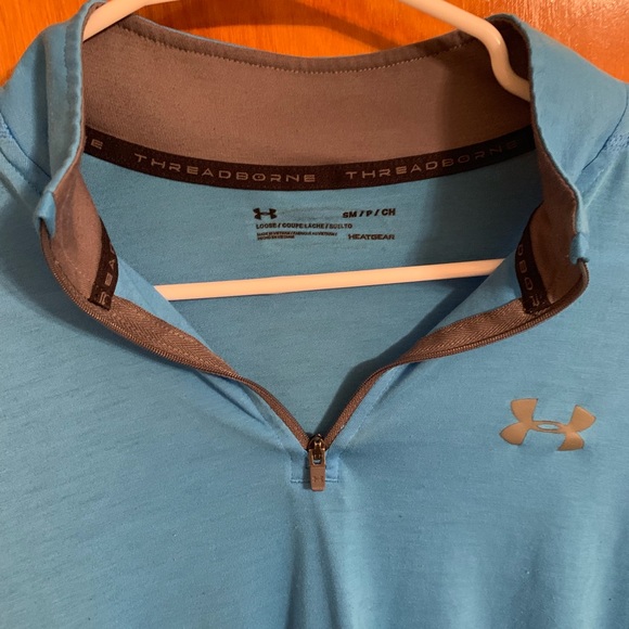 Under Armour Baby Blue Half Zip - Picture 3 of 6
